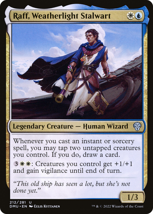 Raff, Weatherlight Stalwart (DMU-212) - Dominaria United Foil