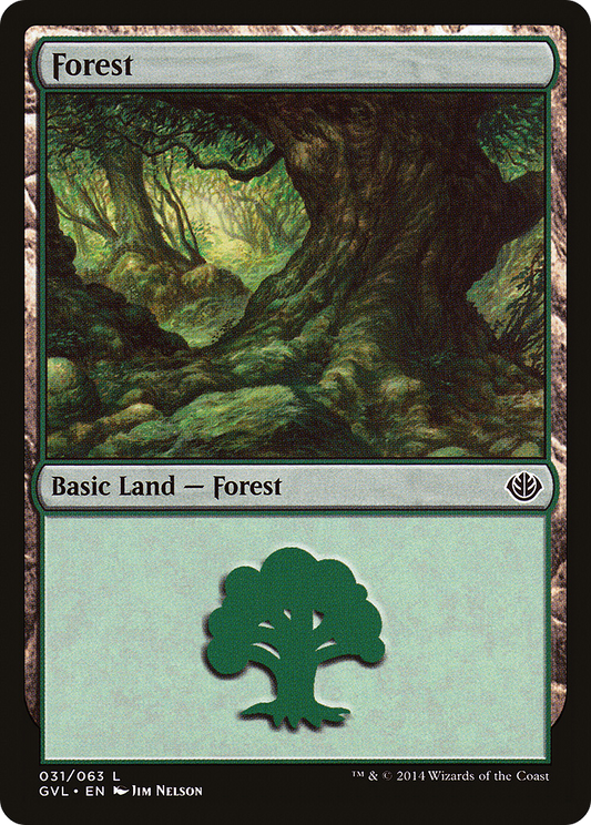 Forest (GVL-031) - Duel Decks Anthology: Garruk vs. Liliana