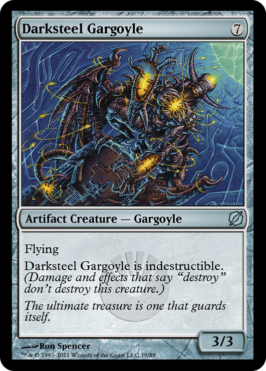 Darksteel Gargoyle (TD2-019) - Duel Decks: Mirrodin Pure vs. New Phyrexia