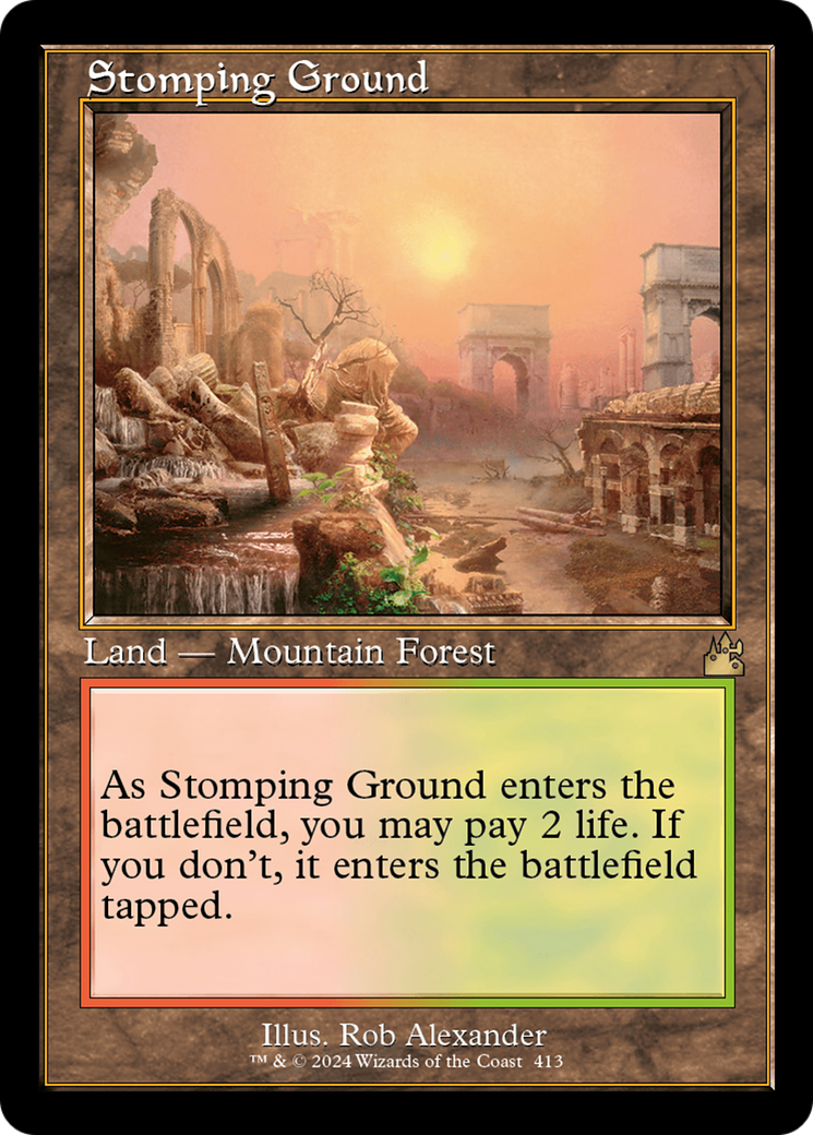 Stomping Ground (RVR-413) - Ravnica Remastered Foil