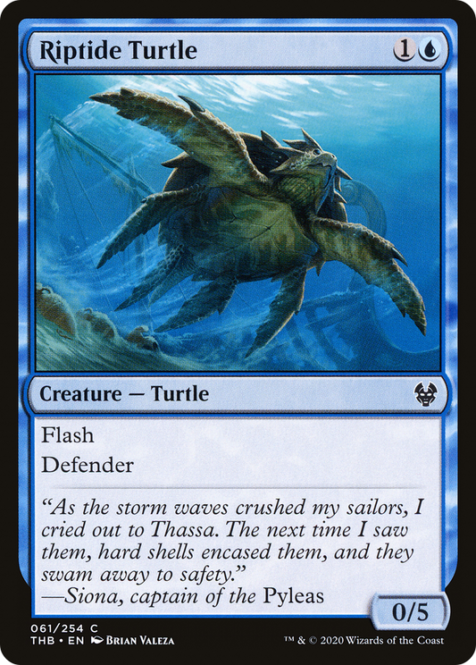 Riptide Turtle (THB-061) - Theros Beyond Death