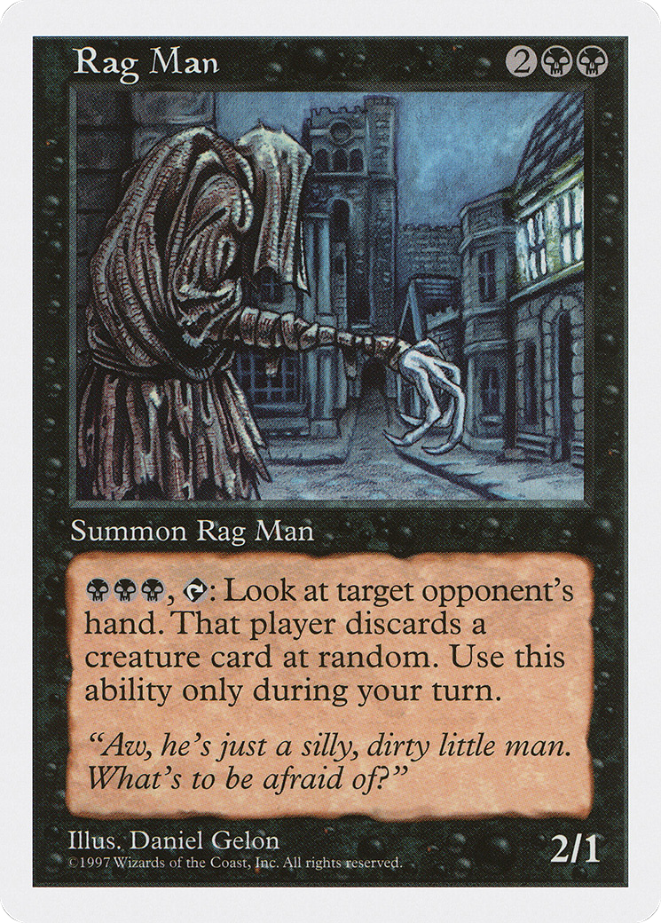 Rag Man (5ED-190) - Fifth Edition