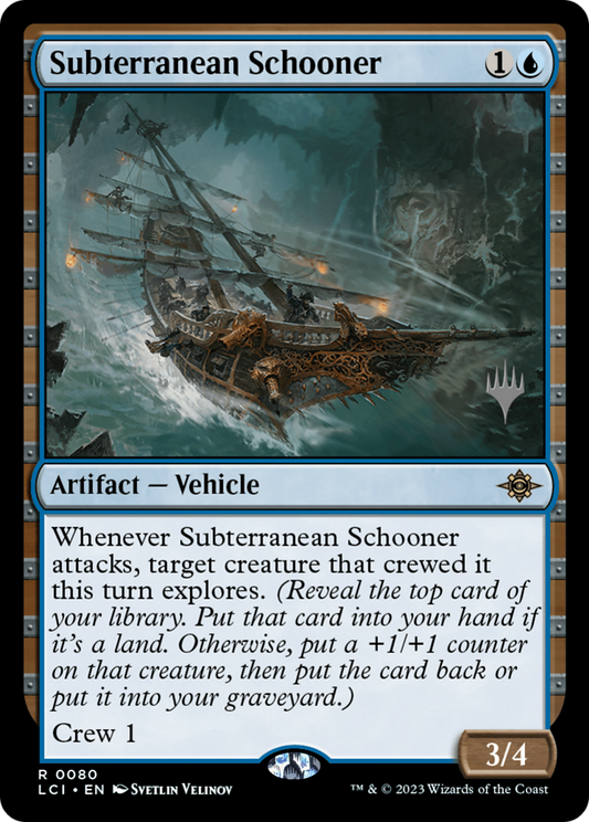 Subterranean Schooner (PLCI-80P) - The Lost Caverns of Ixalan Promos