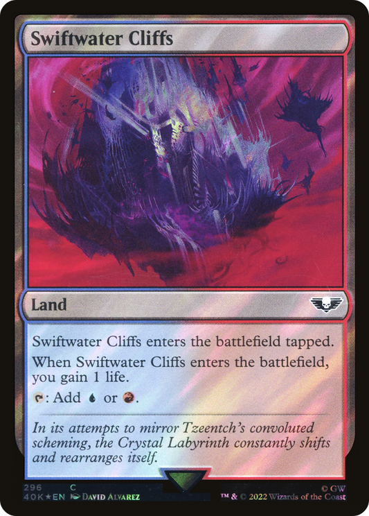 Swiftwater Cliffs (40K-296★) - Warhammer 40,000 Commander Foil