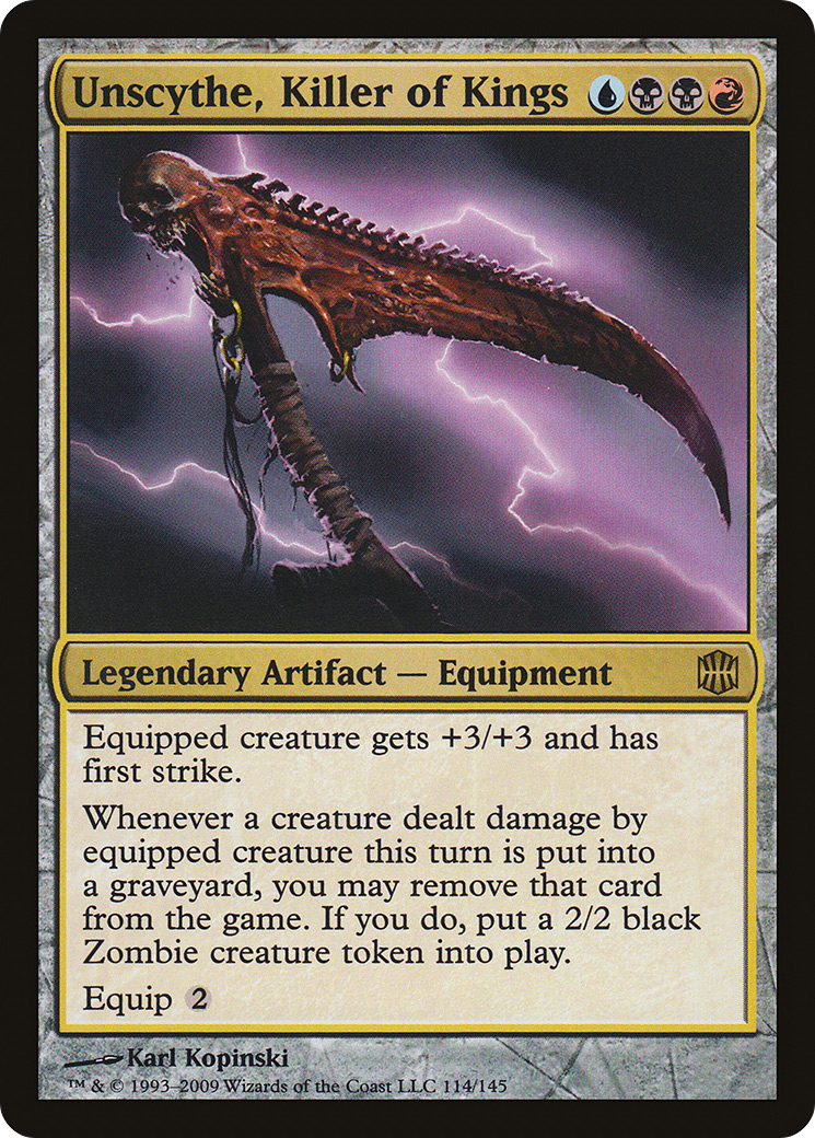 Unscythe, Killer of Kings (ARB-114) - Alara Reborn Foil