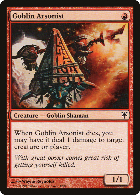 Goblin Arsonist (DDK-042) - Duel Decks: Sorin vs. Tibalt