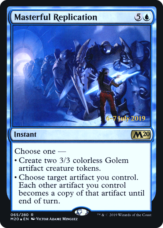 Masterful Replication (PRE-065) - Core Set 2020 Promos Foil