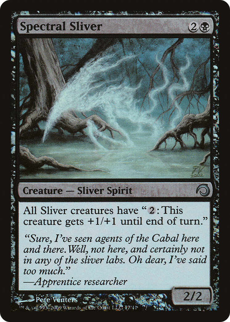 Spectral Sliver (H09-017) - Premium Deck Series: Slivers Foil