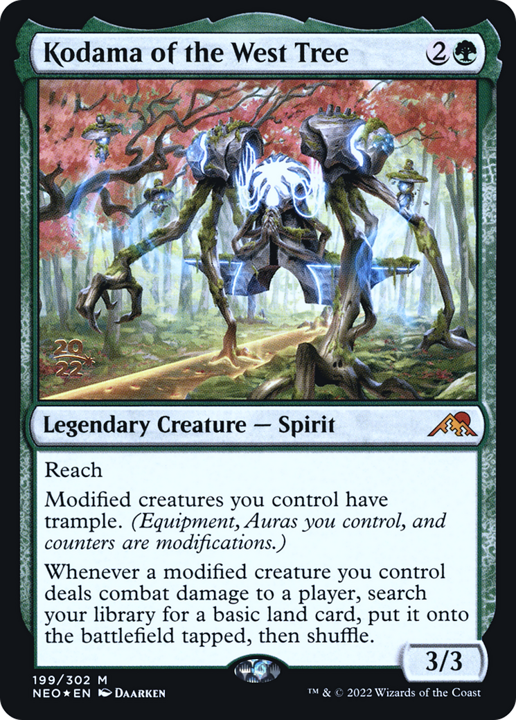 Kodama of the West Tree (PNEO-199S) - Kamigawa: Neon Dynasty Promos Foil