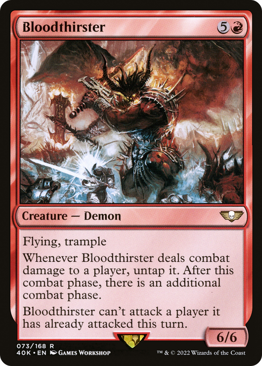 Bloodthirster (40K-073) - Warhammer 40,000 Commander