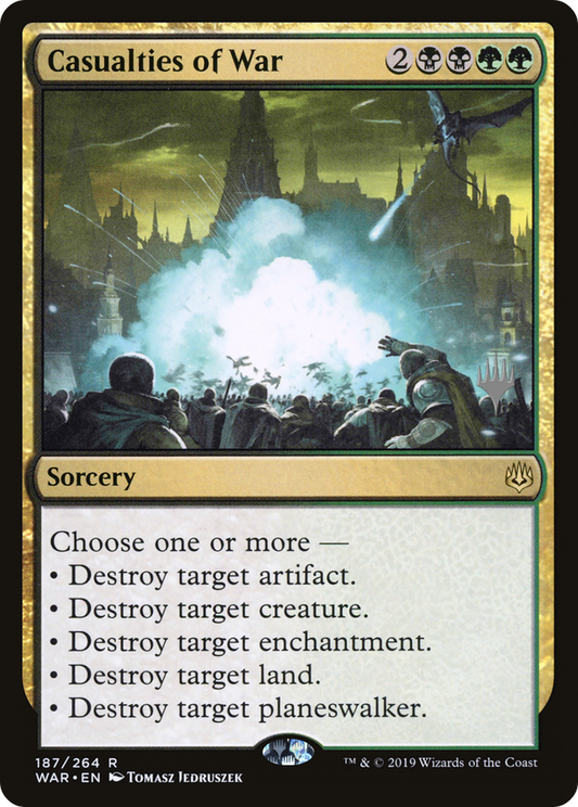 Casualties of War (PPZNR-187P) - War of the Spark Promos (Promo Pack)