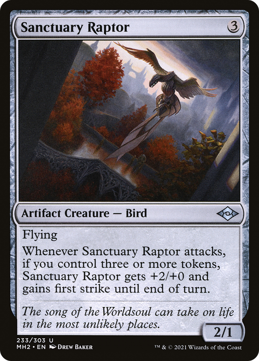 Sanctuary Raptor (MH2-233) - Modern Horizons 2 Foil