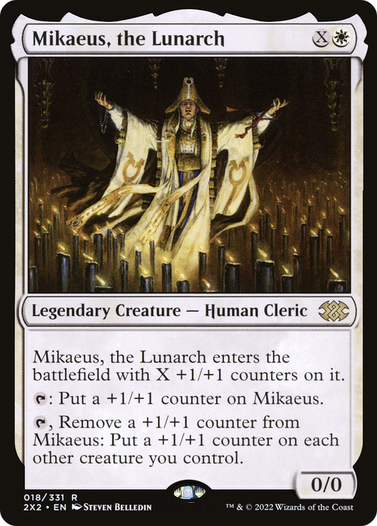 Mikaeus, the Lunarch (2X2-018) - Double Masters 2022 Foil