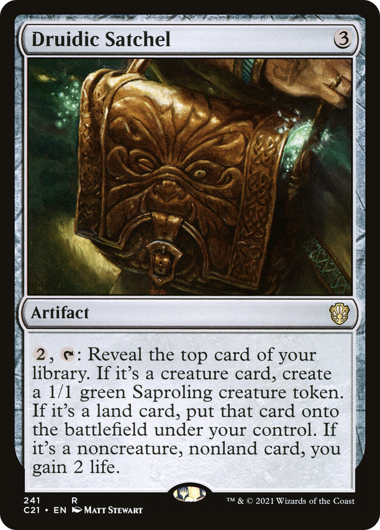 Druidic Satchel (C21-241) - Commander 2021