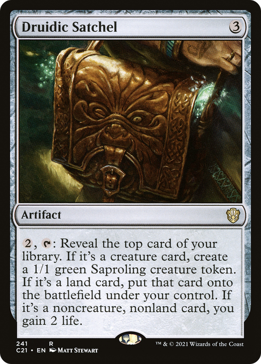 Druidic Satchel (C21-241) - Commander 2021