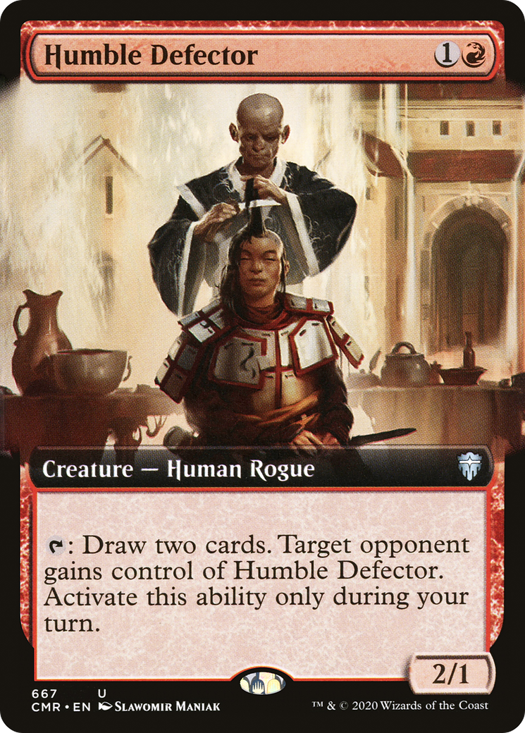 Humble Defector (CMR-667) - Commander Legends: (Extended Art) Foil