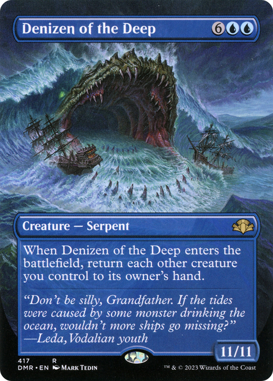 Denizen of the Deep (Borderless) (DMR-417) - Dominaria Remastered (Borderless)