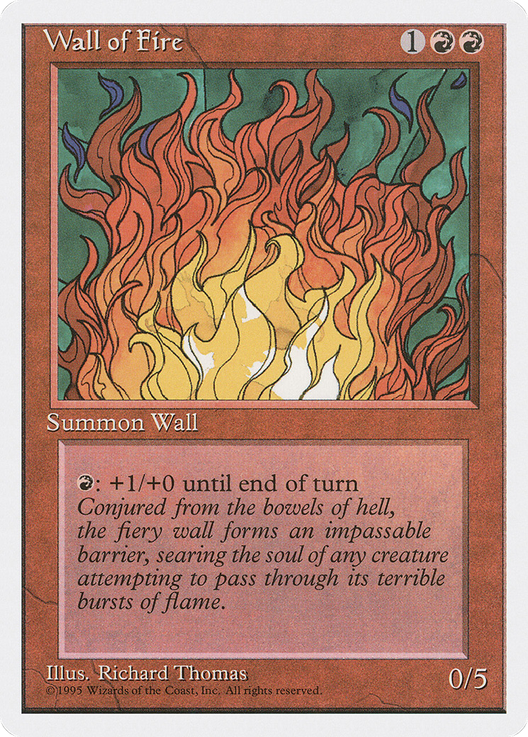 Wall of Fire (4ED-230) - Fourth Edition