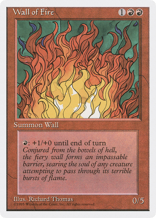 Wall of Fire (4ED-230) - Fourth Edition