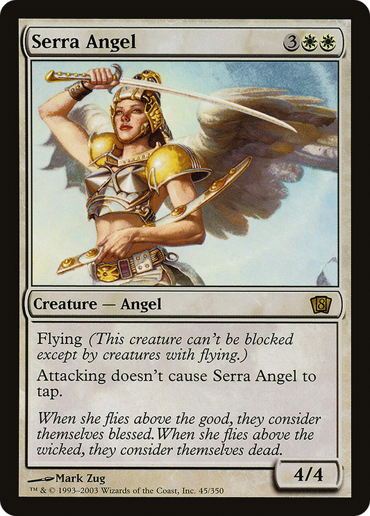 Serra Angel (8ED-45★) - Eighth Edition Foil