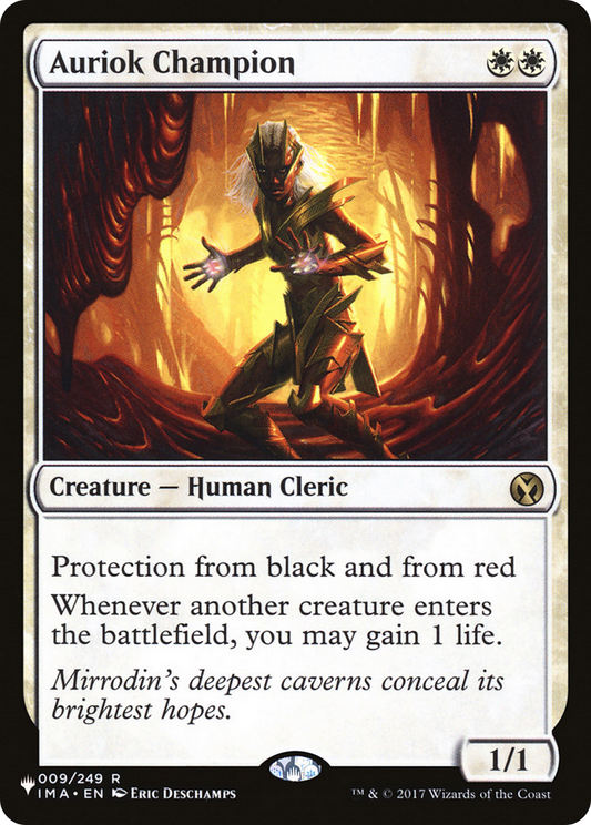 Auriok Champion (LIST-IMA-9) - The List