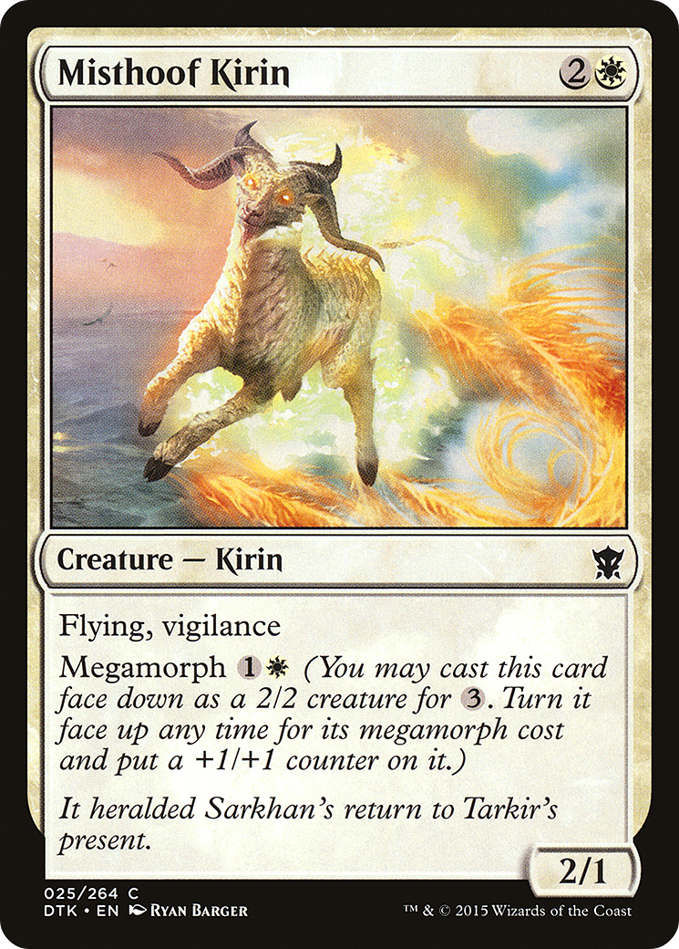 Misthoof Kirin (DTK-025) - Dragons of Tarkir