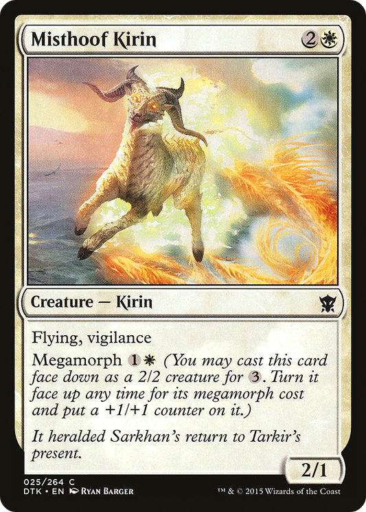 Misthoof Kirin (DTK-025) - Dragons of Tarkir