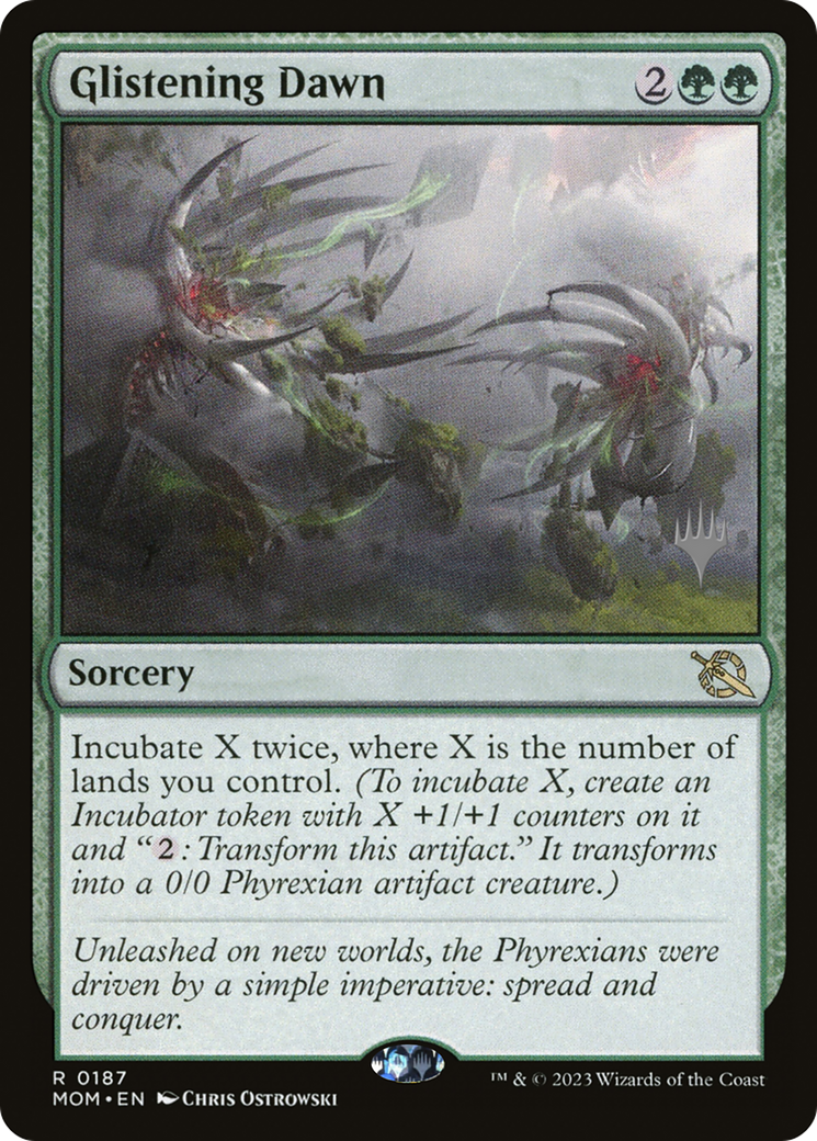 Glistening Dawn  (PPMOM-187P) - March of the Machine Promos (Promo Pack)