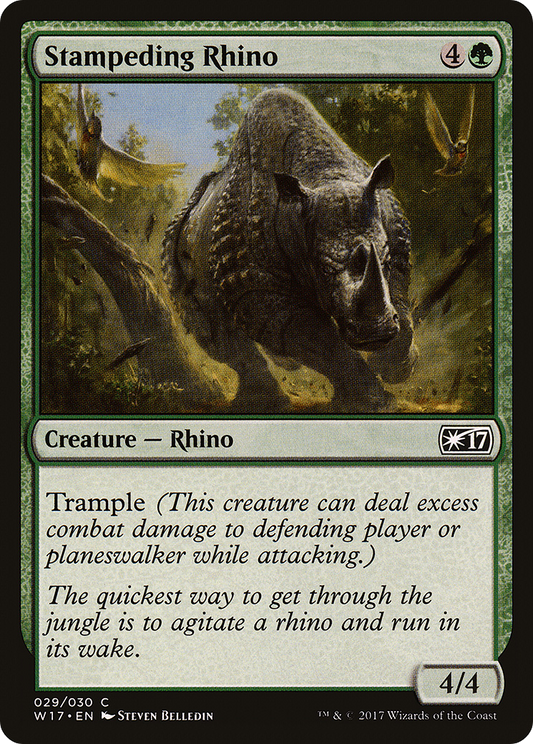 Stampeding Rhino (W17-029) - Welcome Deck 2017