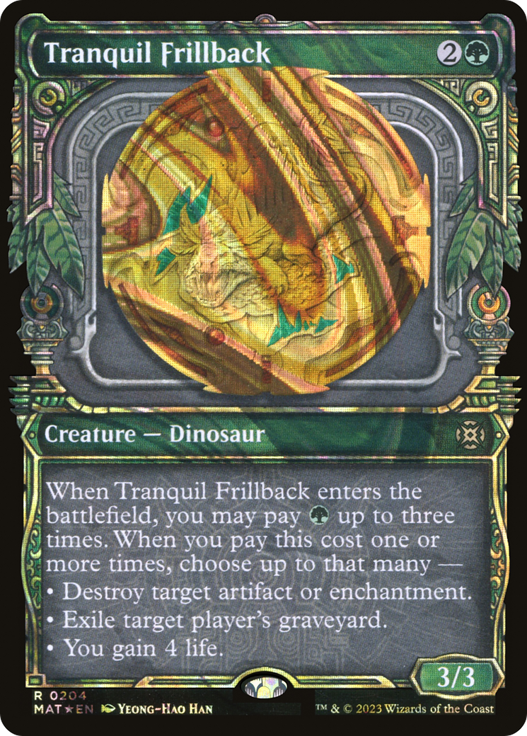 Tranquil Frillback (MAT-204) - March of the Machine: The Aftermath: (Showcase) Foil