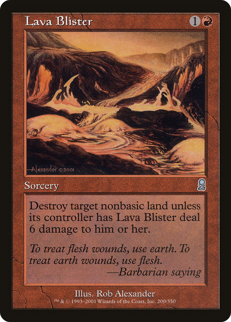 Lava Blister (ODY-200) - Odyssey