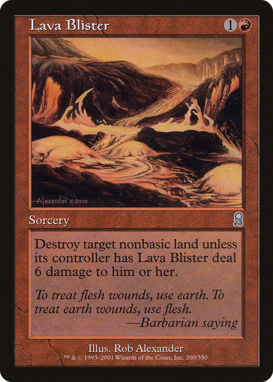 Lava Blister (ODY-200) - Odyssey Foil