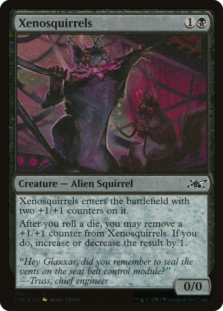 Xenosquirrels (UNF-382) - Unfinity Foil