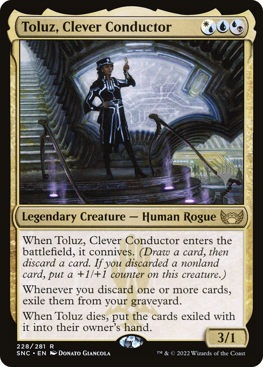 Toluz, Clever Conductor (PSNC-228P) - Streets of New Capenna Promos