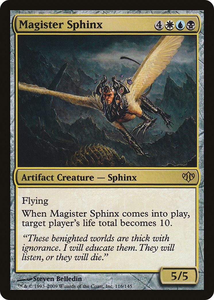 Magister Sphinx (CON-116) - Conflux Foil