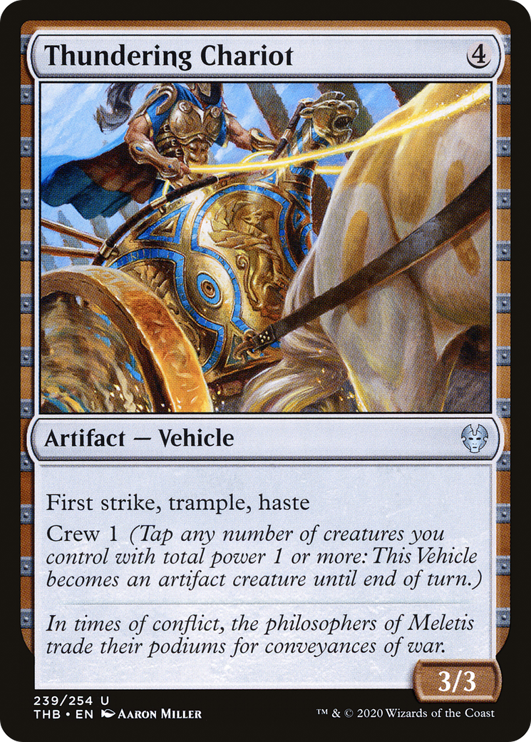 Thundering Chariot (THB-239) - Theros Beyond Death Foil