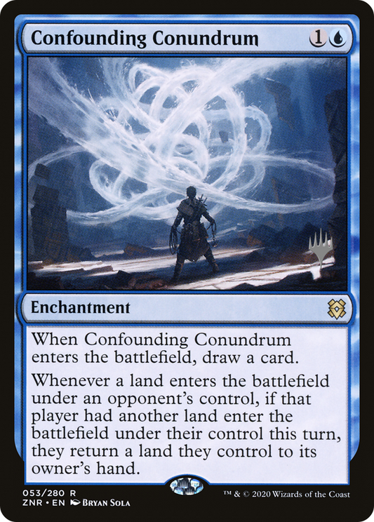 Confounding Conundrum (PPZNR-53P) - Zendikar Rising Promos Foil (Promo Pack)
