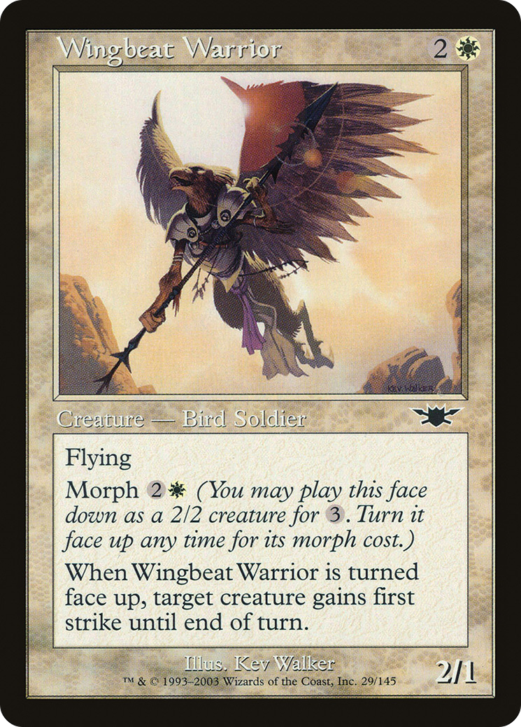 Wingbeat Warrior (LGN-029) - Legions Foil