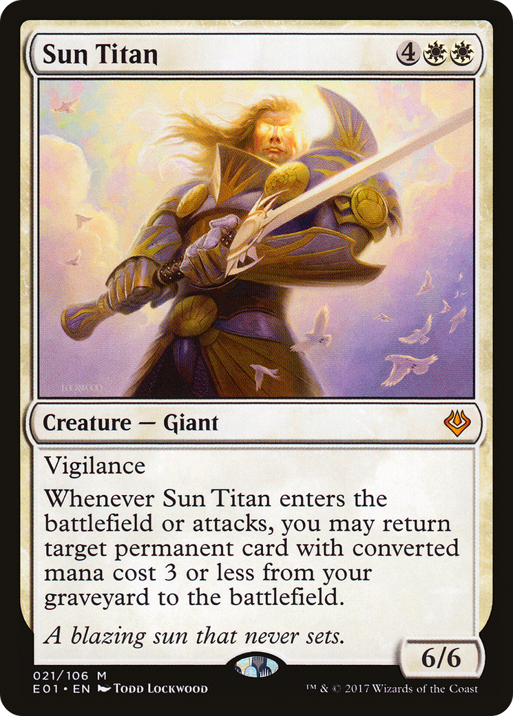 Sun Titan (E01-021) - Archenemy: Nicol Bolas