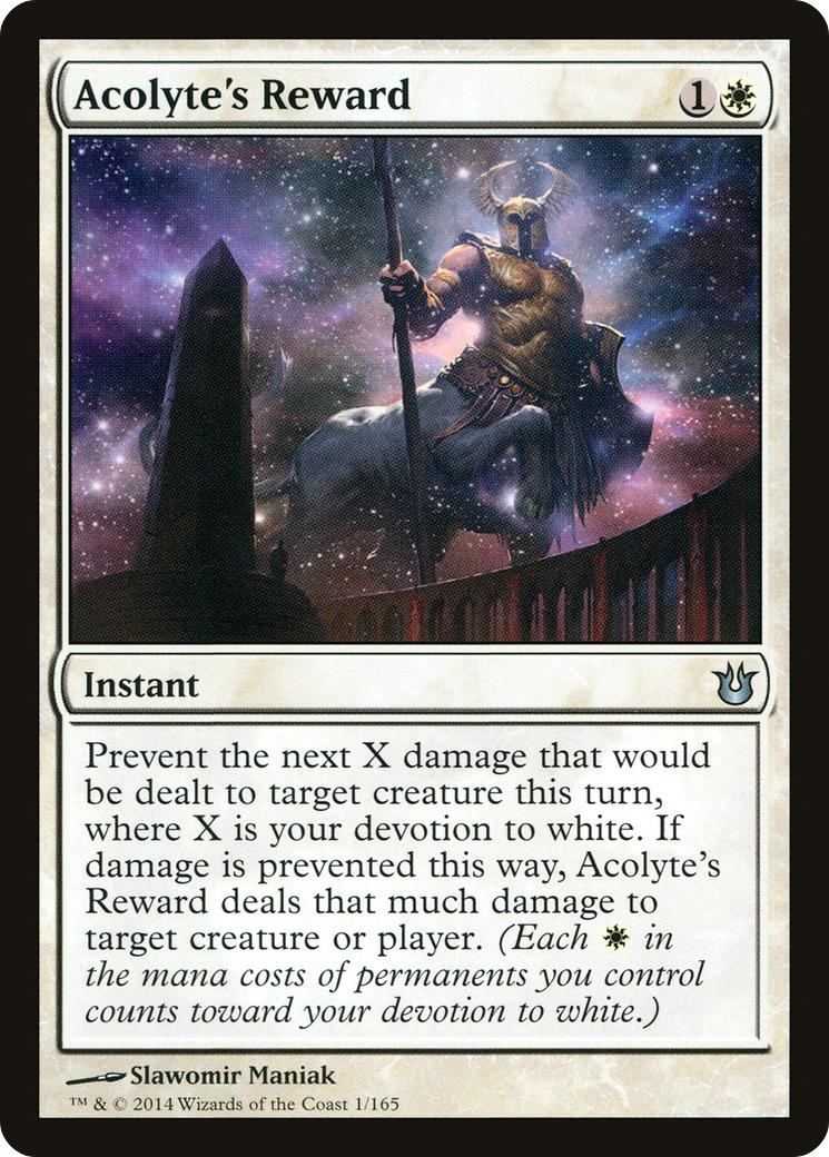 Acolyte's Reward (BNG-001) - Born of the Gods Foil