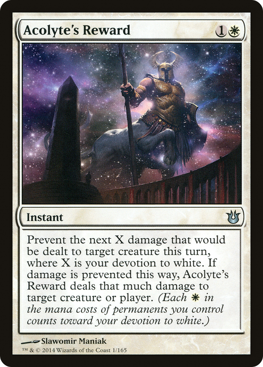 Acolyte's Reward (BNG-001) - Born of the Gods Foil