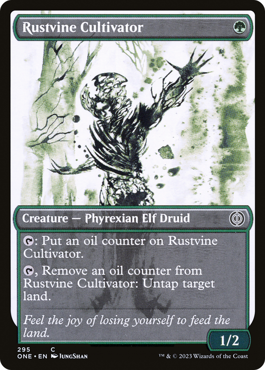 Rustvine Cultivator (ONE-295) - Phyrexia: All Will Be One: (Showcase)