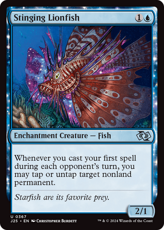 Stinging Lionfish (J25-367) - Foundations Jumpstart Foil