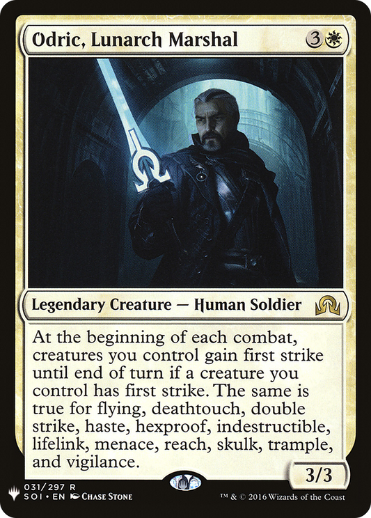 Odric, Lunarch Marshal (LIST-SOI-31) - The List