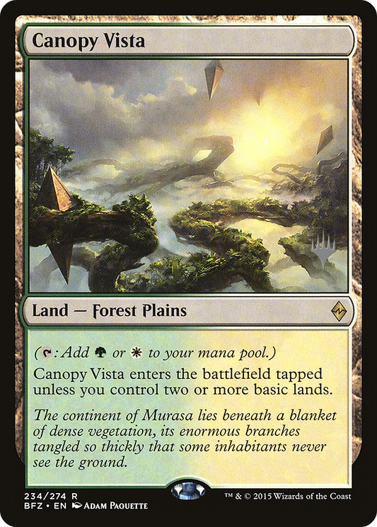 Canopy Vista (PPKHM-234P) - Battle for Zendikar Promos (Promo Pack)