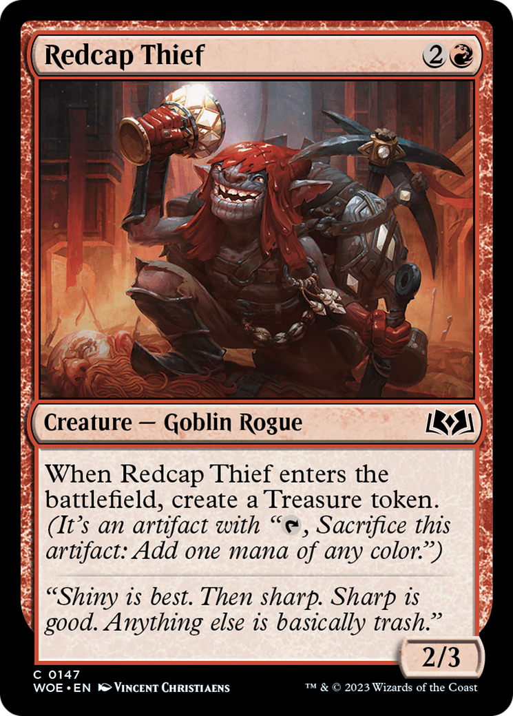 Redcap Thief  (WOE-147) - Wilds of Eldraine