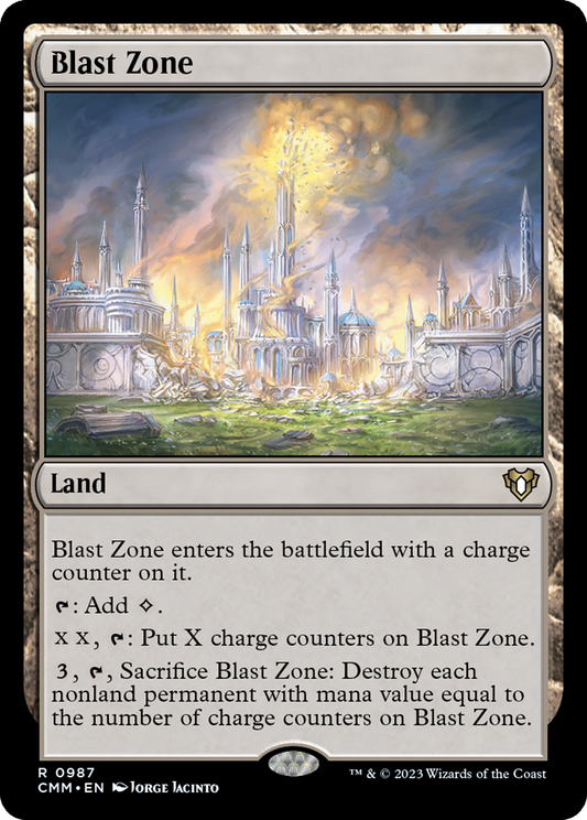 Blast Zone (CMM-987) - Commander Masters