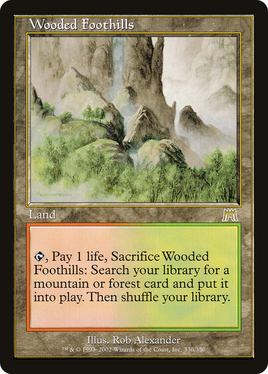 Wooded Foothills (ONS-330) - Onslaught Foil