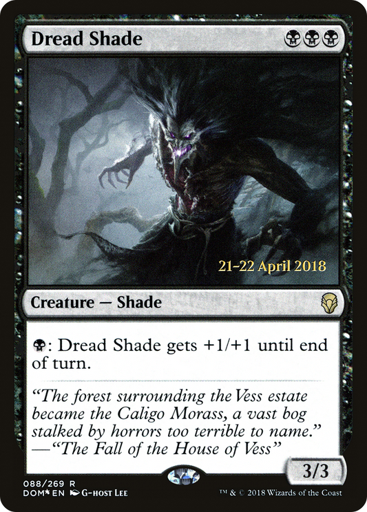 Dread Shade (PDOM-88S) - Dominaria Promos Foil