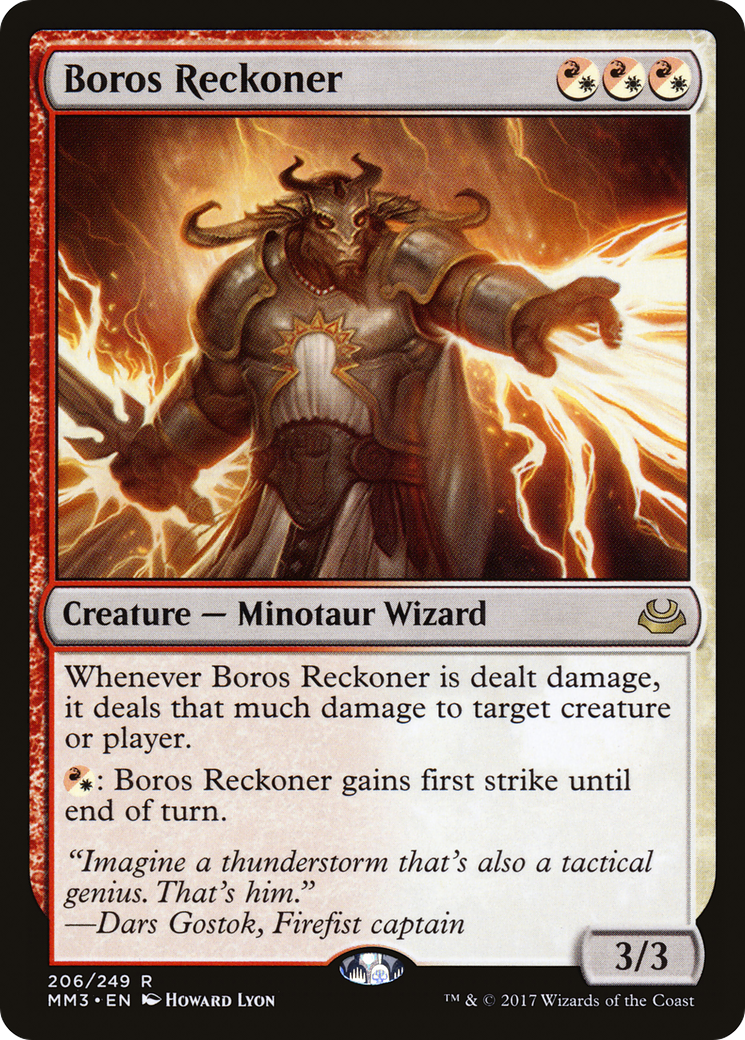 Boros Reckoner (MM3-206) - Modern Masters 2017